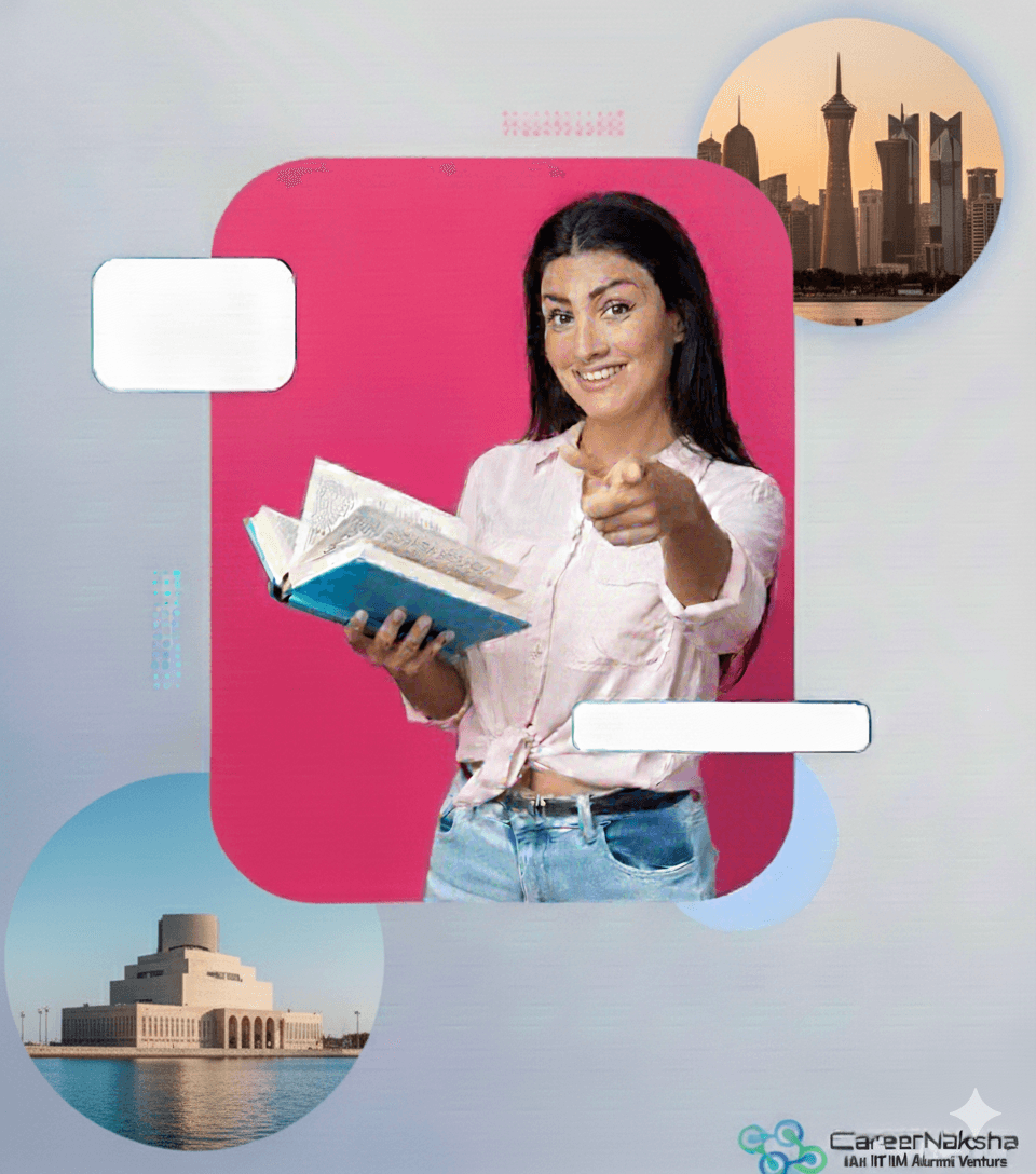 A visual representation of career counselling in doha